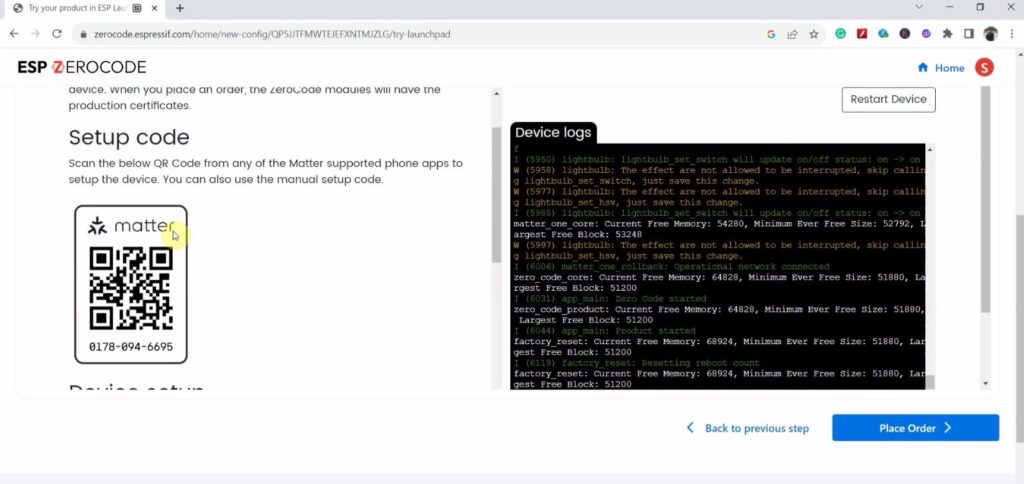 ESP ZeroCode setup step-14