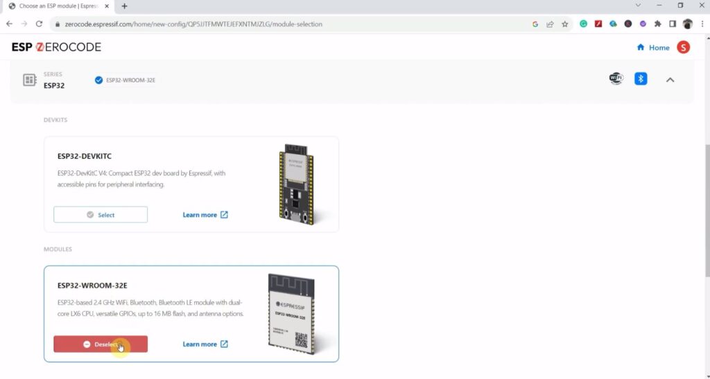 ESP ZeroCode setup step-7