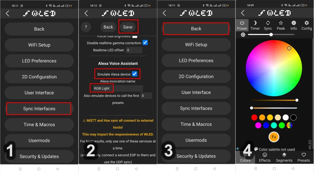 Connect Amazon Alexa with WLED app