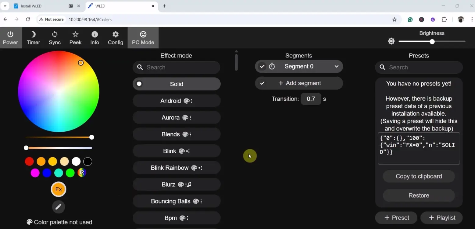 Steps to Install WLED p11