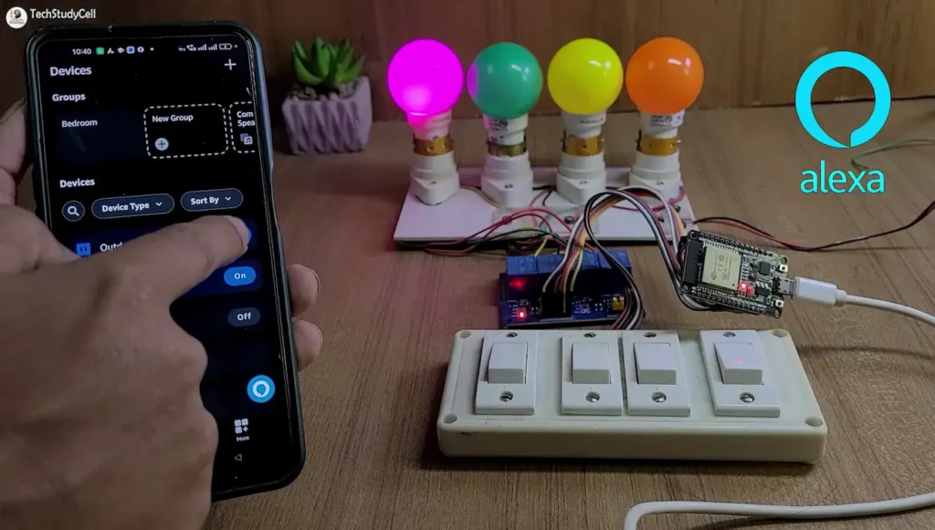 ESP32 home automation sinric p5