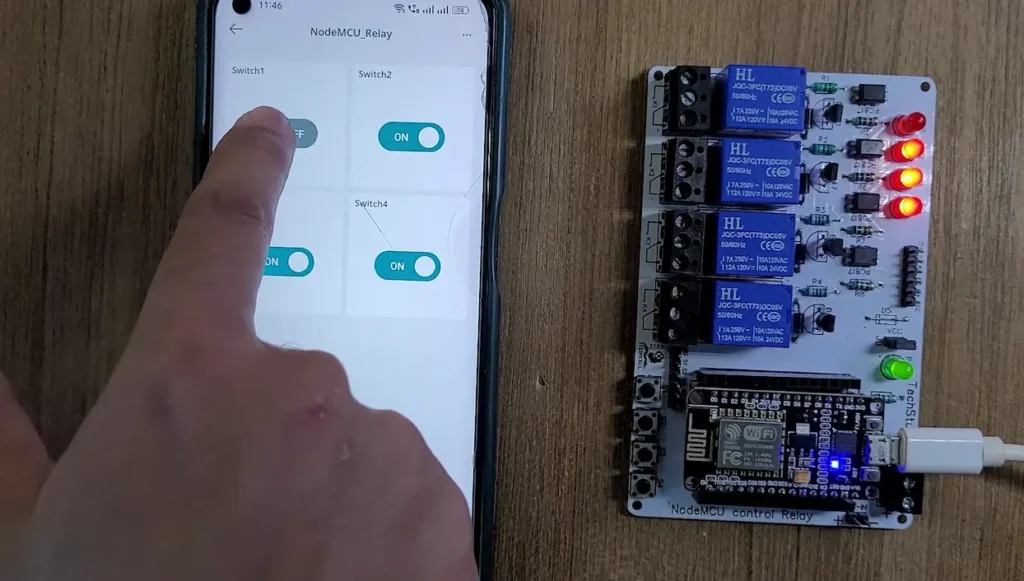 esp8266 arduino iot cloud project p5