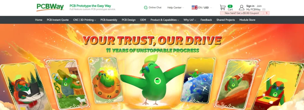 PCBWay 11 year p1 PCBWay 11 Year