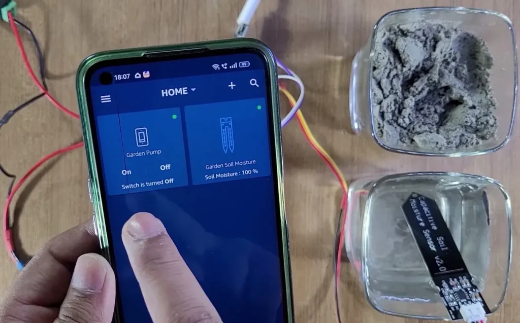 Plant Monitoring System using ESP32 Sinric Pro