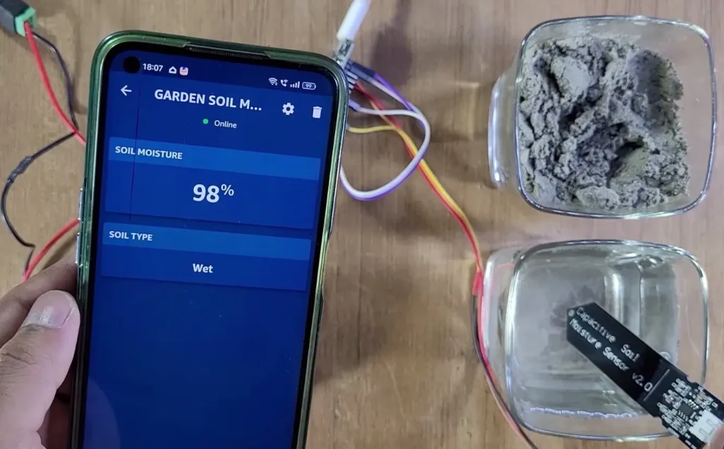 Plant Monitoring System using ESP32 P6