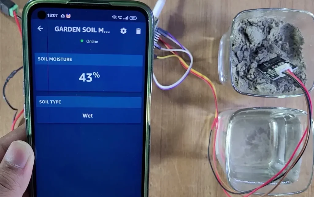 Plant Monitoring System using ESP32 P7