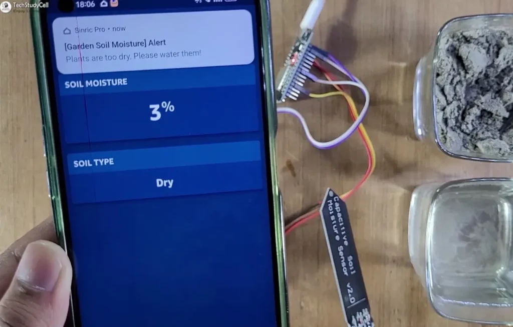 Plant Monitoring System using ESP32 P8