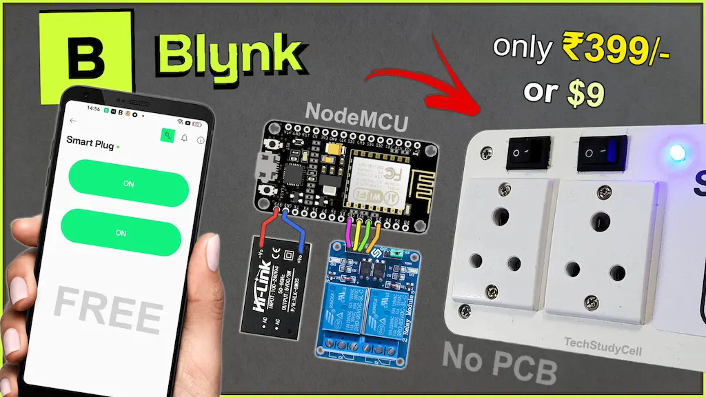 ESP8266 NodeMCU Blynk IoT DIY Smart Plug