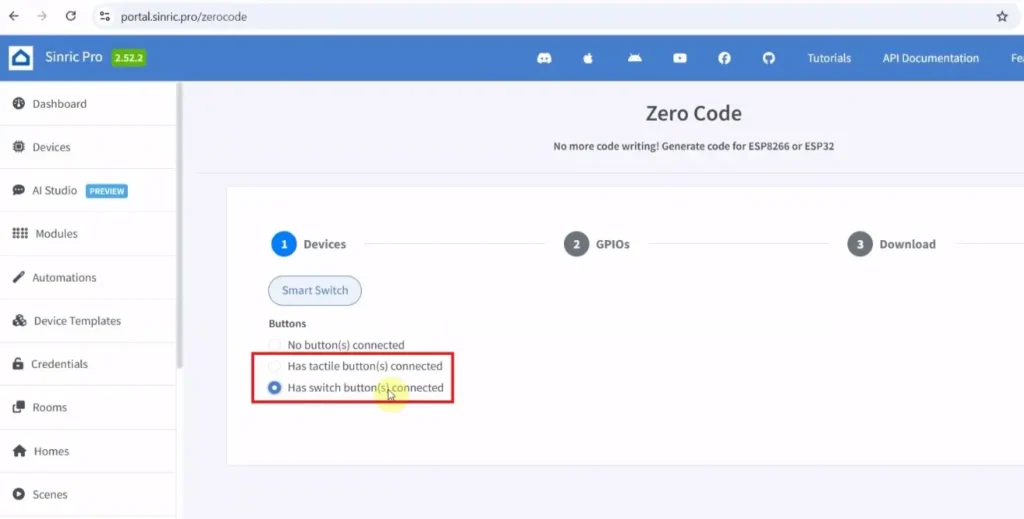 sinric esp01 iot project p3 sinric esp01 iot project p3