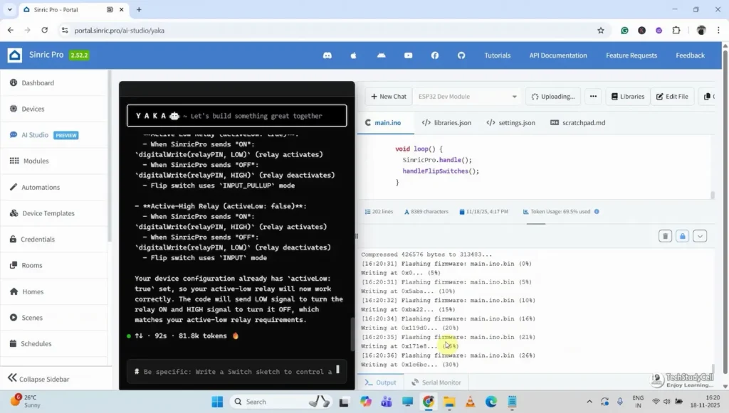 sinric esp01 iot project p9 sinric esp01 iot project p9