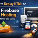 HTML deployment with Firebase tutorial