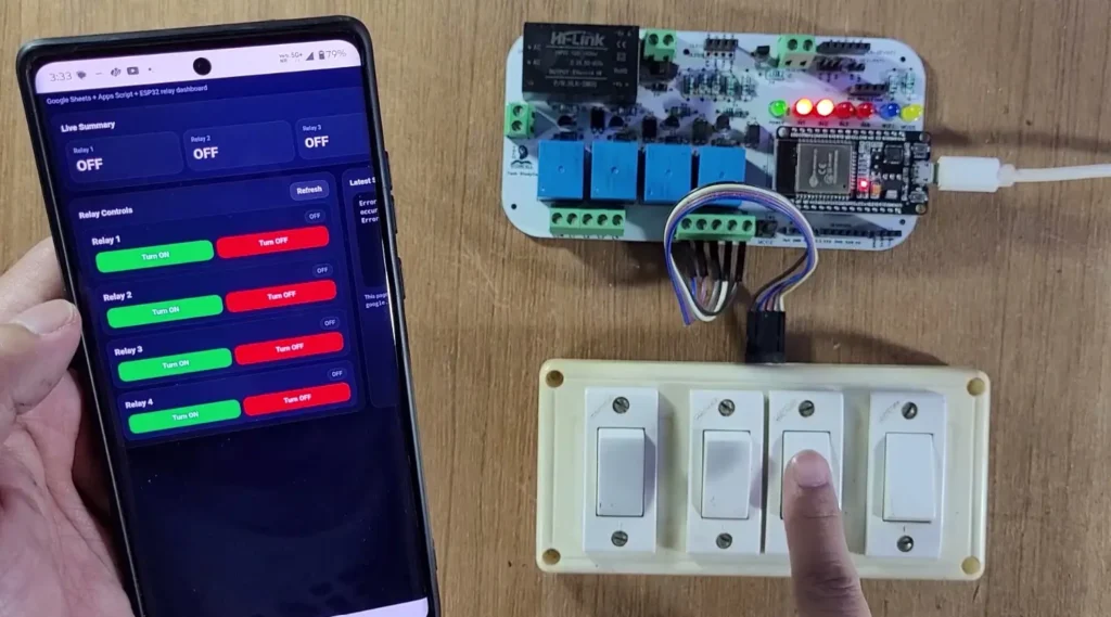 ESP32 Google Sheets project p10