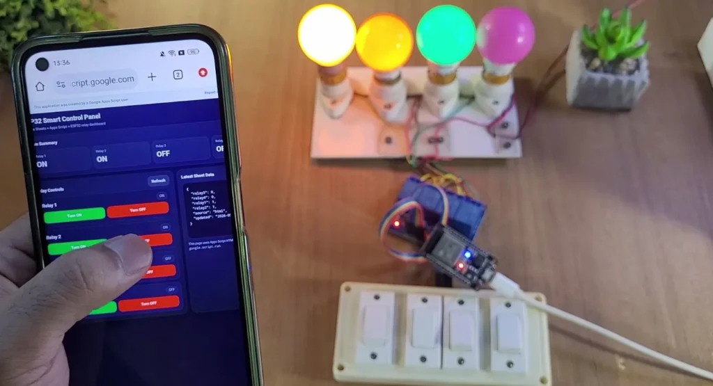 ESP32 Google Sheets project p3