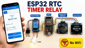 ESP32 RTC Timer Relay | DS3231 Weekly Timer