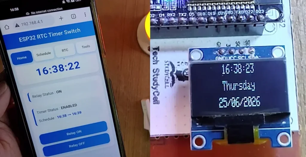 ESP32 RTC Timer