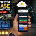 ESP32 & ESP8266 Firebase Home Automation – Multi-Room IoT Project