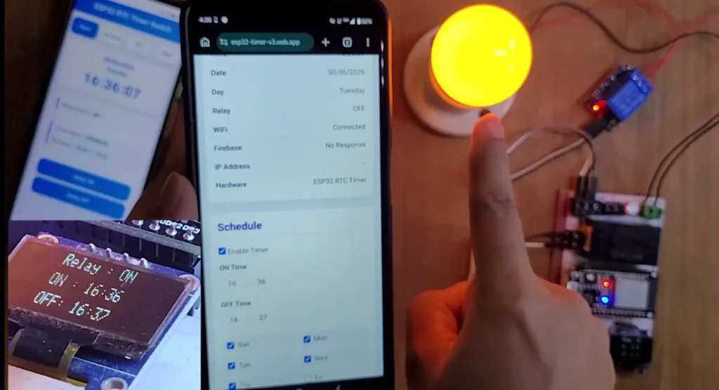 ESP32 Firebase Smart Timer p5 ESP32 Firebase Smart Timer p5