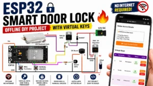 esp32 smart door lock offline virtual keys