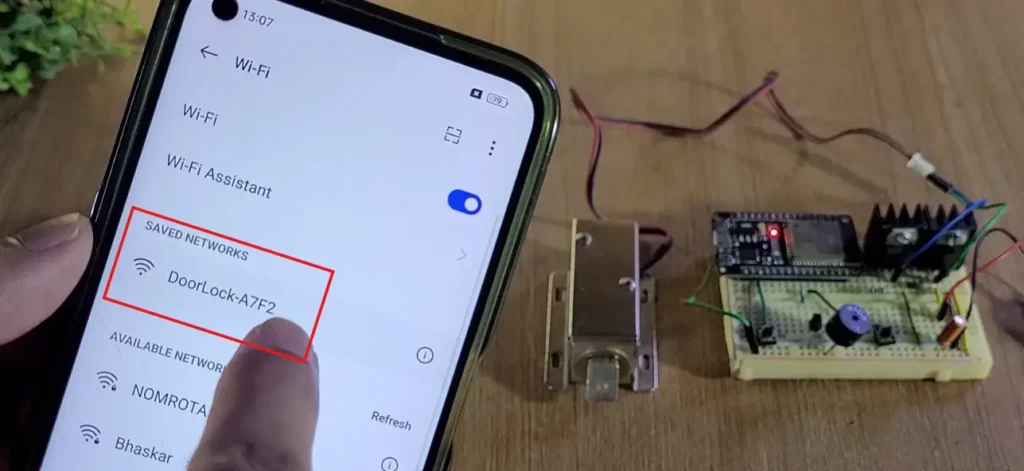 esp32 smart door lock offline virtual keys p5 ESP32 Creates a Wi-Fi Hotspot